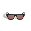 Rectangular Sunglasses with Black Acetate Frame