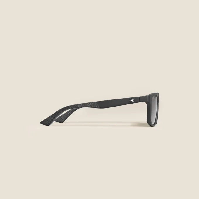 Rectangular Sunglasses with Black Acetate Frame