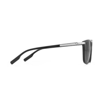 Rectangular Sunglasses with Black-Colored Acetate Frame