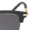 Rectangular Sunglasses with Black Colored Injected Frame (M)