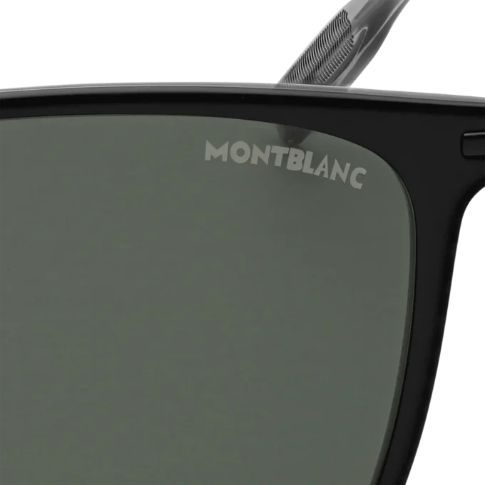Rectangular Sunglasses with Black Injection Frame