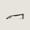 Rectangular Sunglasses with Injected Black Coloured Frame