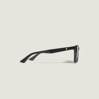 Rectangular Sunglasses with Injected Black Coloured Frame
