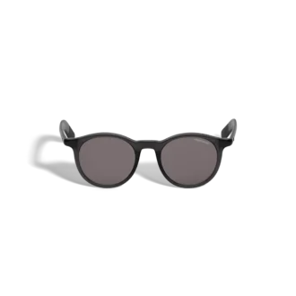 Round Sunglasses with Black injected Acetate Frame