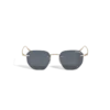 Round Sunglasses with Gold Coloured Metal Frame
