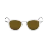 Round Sunglasses with Gray-Colored Injected Frame