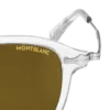 Round Sunglasses with Gray-Colored Injected Frame