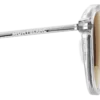 Round Sunglasses with Gray-Colored Injected Frame