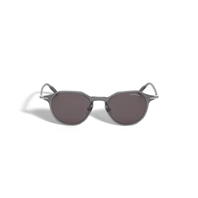 Round Sunglasses with Grey Injection Frame