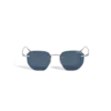 Round Sunglasses with Silver Coloured Metal Frame