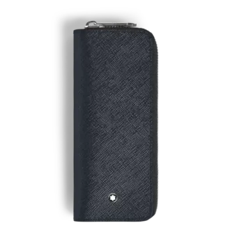 Sartorial 2 pen pouch with zip