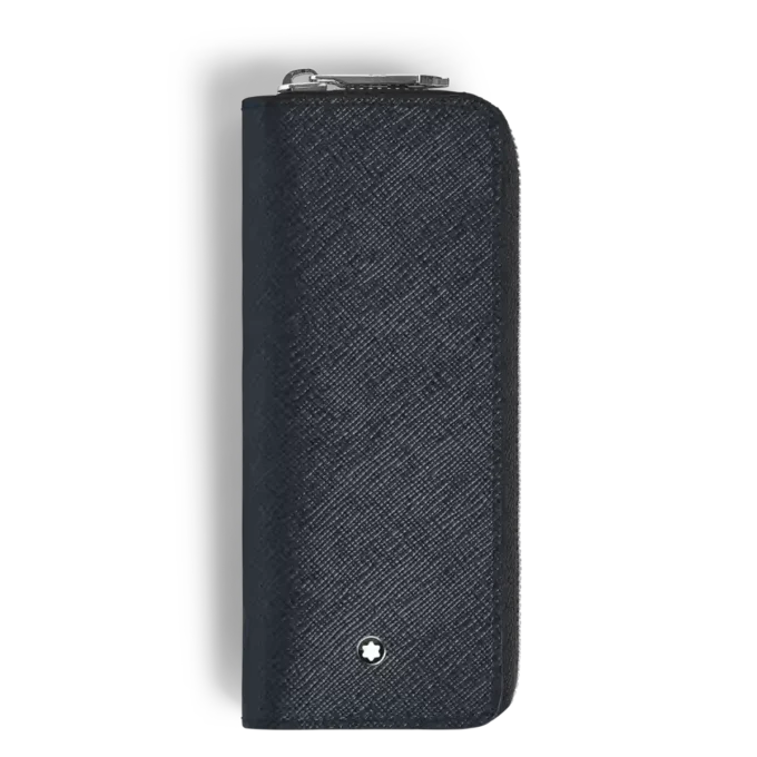 Sartorial 2 pen pouch with zip