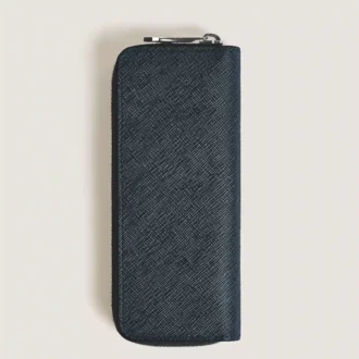 Sartorial 2 pen pouch with zip