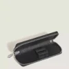 Sartorial 2 pen pouch with zip