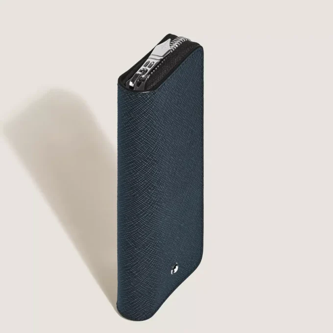 Sartorial 2 pen pouch with zip