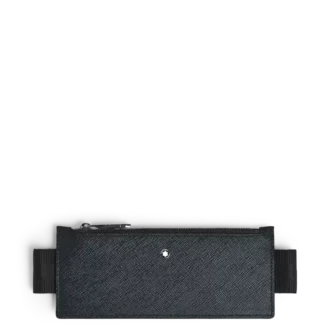 Sartorial 2 pen pouch zip with elastic band