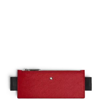 Sartorial 2 pen pouch zip with elastic band