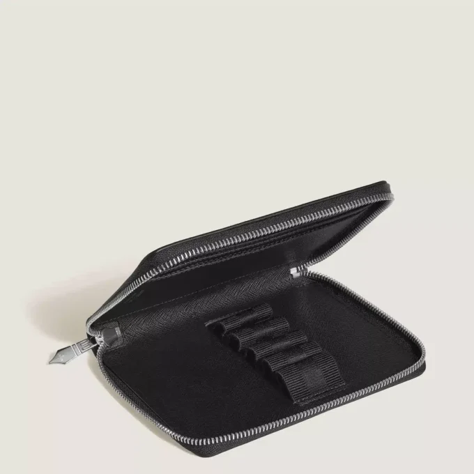 Sartorial 5 pen pouch with zip