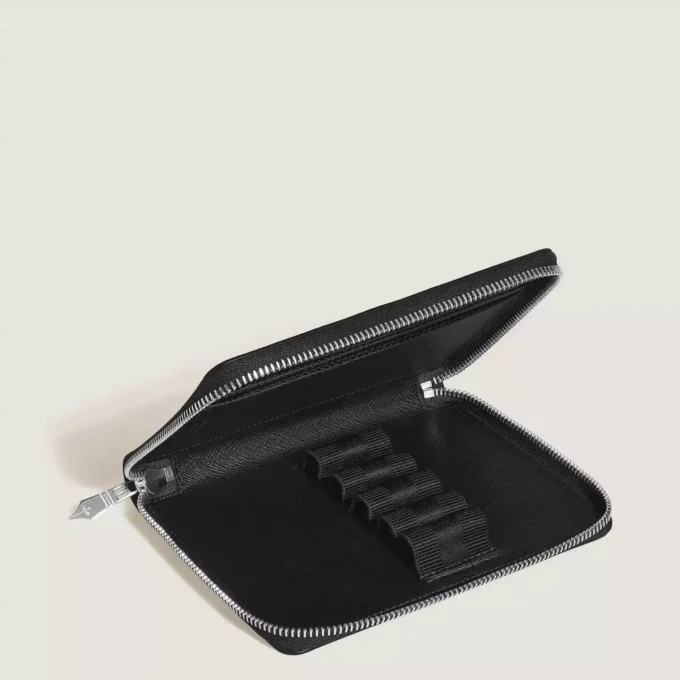 Sartorial 5 pen pouch with zip