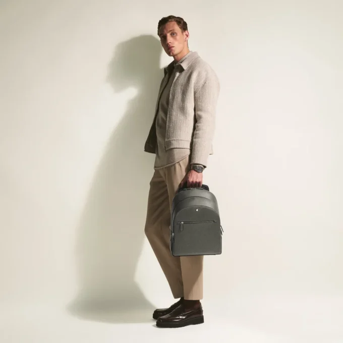 Sartorial medium backpack 3 compartments