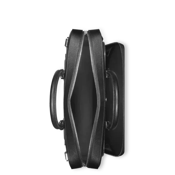 Sartorial medium document case with pocket