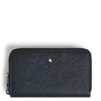 Sartorial medium wallet 12cc with zip