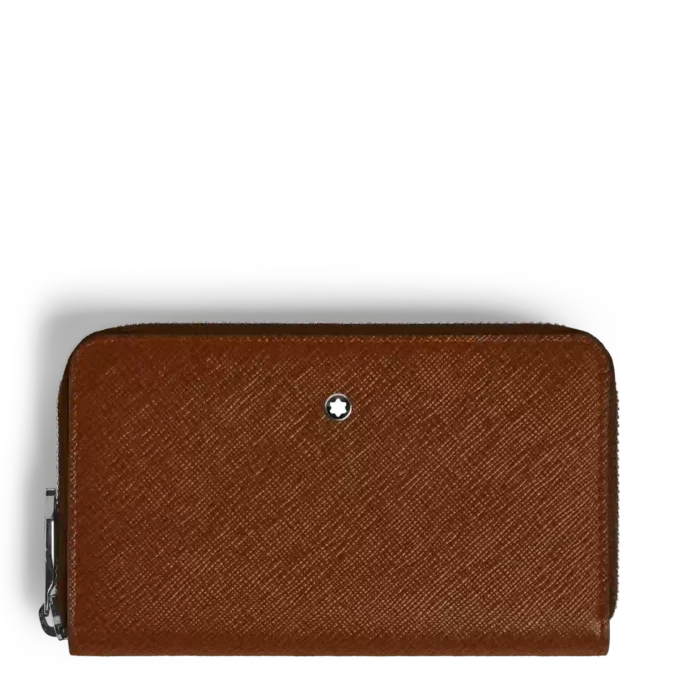 Sartorial medium wallet 12cc with zip
