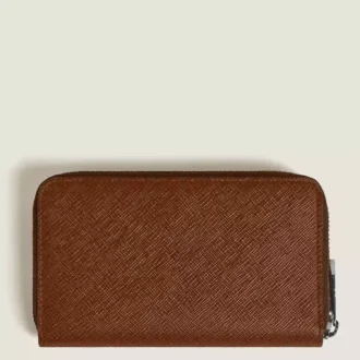 Sartorial medium wallet 12cc with zip