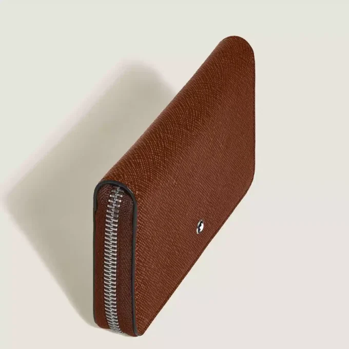 Sartorial medium wallet 12cc with zip