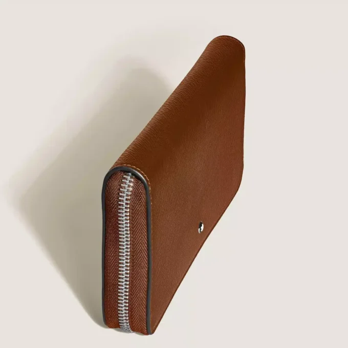 Sartorial wallet 12cc with zip