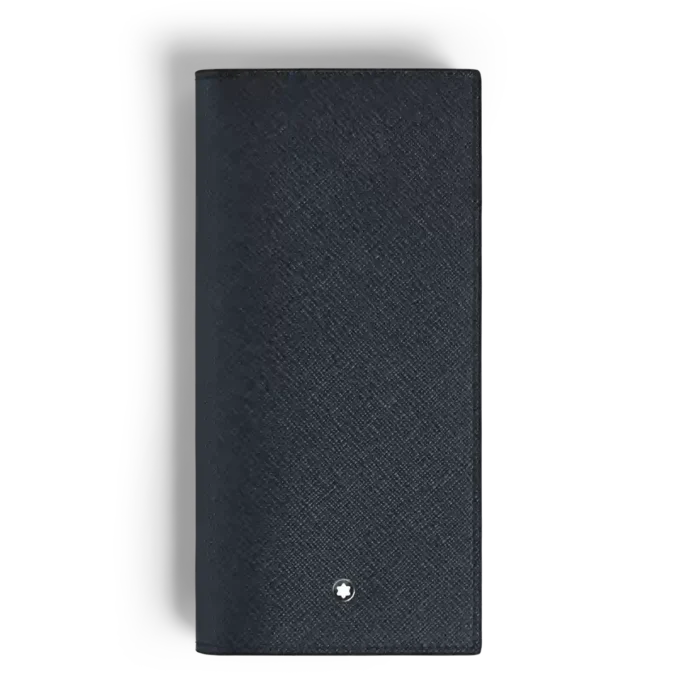 Sartorial wallet 14cc with zipped pocket