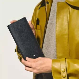 Sartorial wallet 14cc with zipped pocket