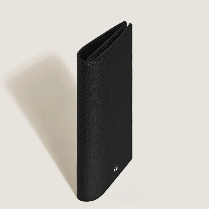 Sartorial wallet 14cc with zipped pocket