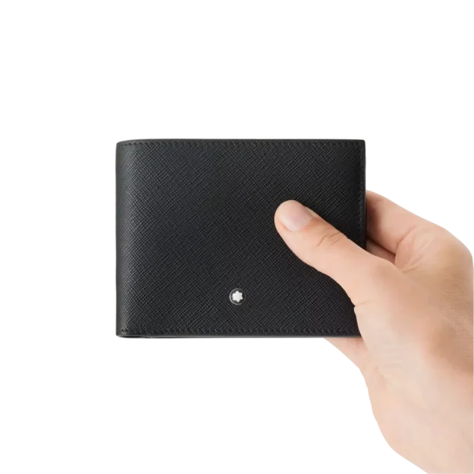 Sartorial wallet 6cc with 2 view pockets