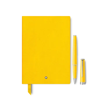 Set with PIX Rollerball Yellow & Notebook #146 Yellow (lined)
