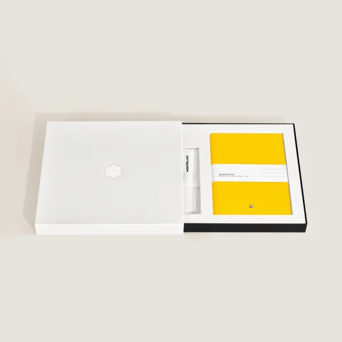 Set with PIX Rollerball Yellow & Notebook #146 Yellow (lined)