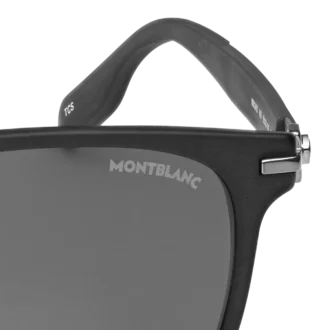 Squared Sunglasses with Black Colored Acetate Frame