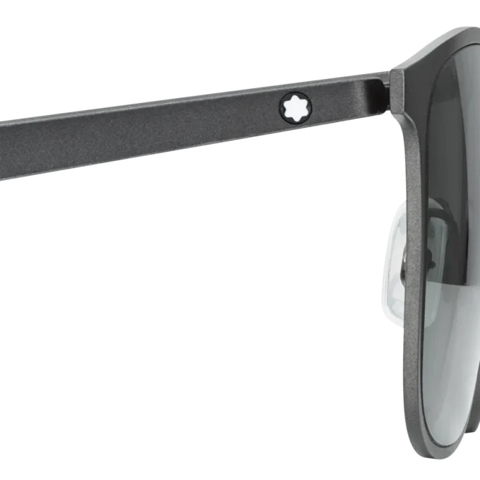 Squared Sunglasses with Black-Colored Metal Frame