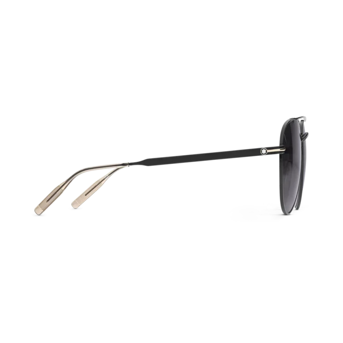 Squared Sunglasses with Black Colored Metal Frame