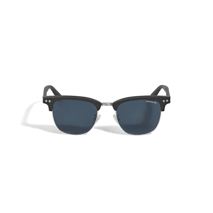 Squared Sunglasses with Black Coloured Acetate Frame