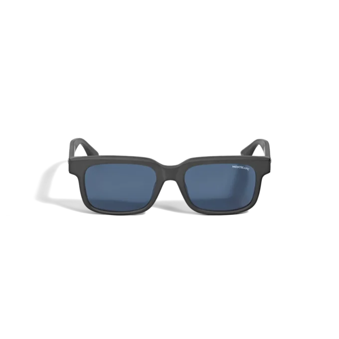 Squared Sunglasses with Black Coloured Acetate Frame