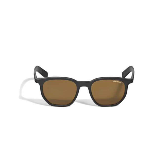 Squared Sunglasses with Black Coloured Acetate Frame