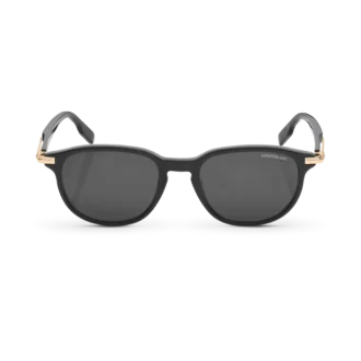 Squared Sunglasses with Black Coloured Acetate Frame
