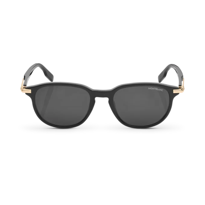 Squared Sunglasses with Black Coloured Acetate Frame