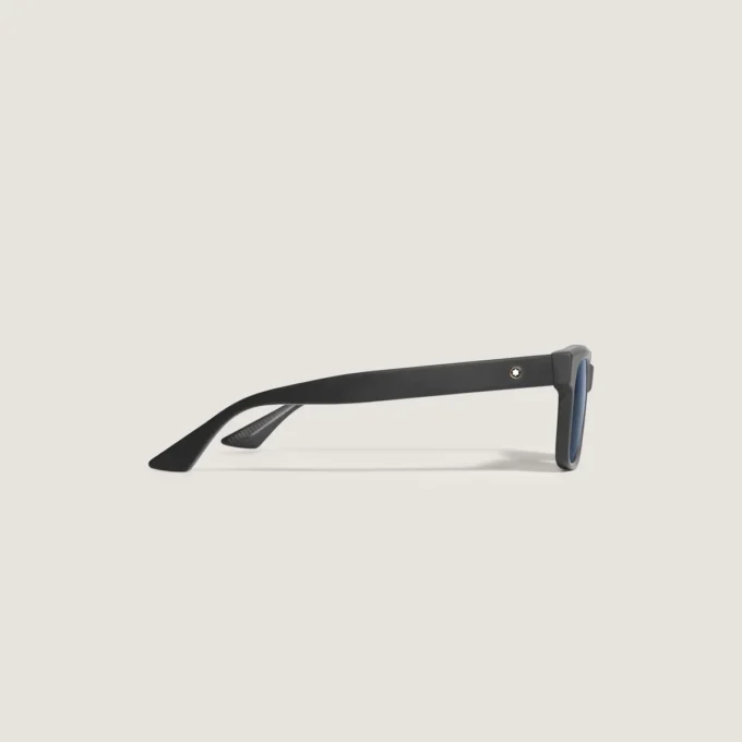 Squared Sunglasses with Black Coloured Acetate Frame
