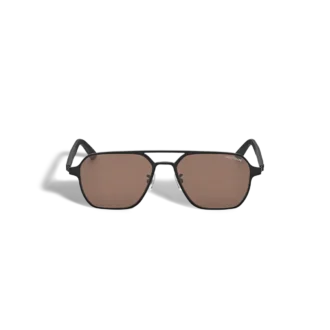 Squared Sunglasses with Black Metal Frame