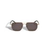 Squared Sunglasses with Gold Coloured Metal Frame