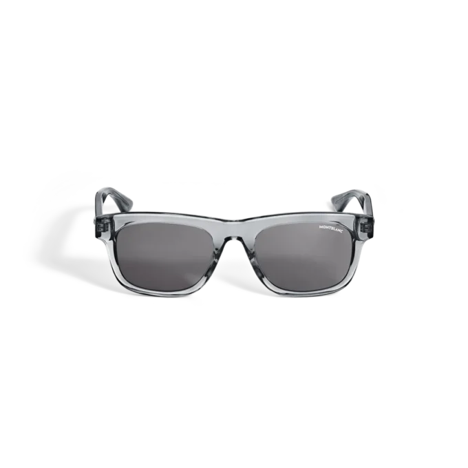 Squared Sunglasses with Grey Coloured Acetate Frame