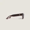 Squared Sunglasses with Havana Coloured Acetate Frame