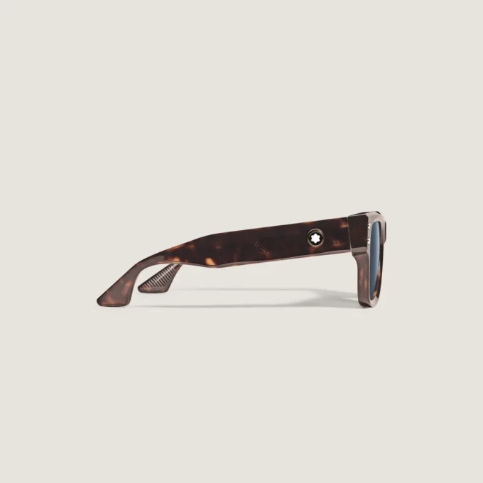 Squared Sunglasses with Havana Coloured Acetate Frame